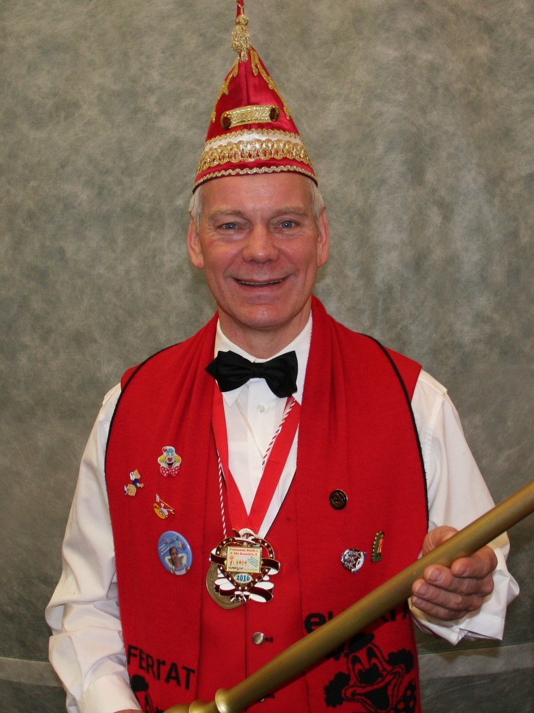Zeremonienmeister Thomas Gilles